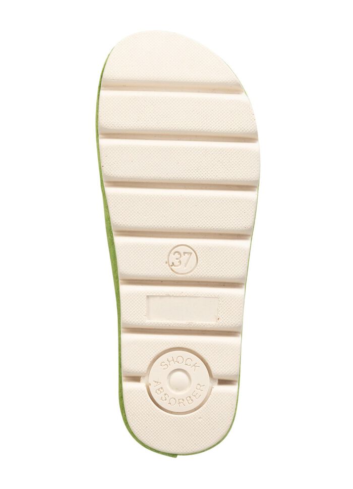 Laurina, trendige Damen-Hausschuhe, Weite G, mit anatomisch geformtem Fu&szlig;bett 