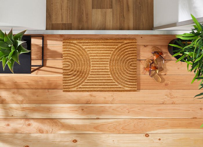 Kokosfu&szlig;matte aus echten Kokosfasern 