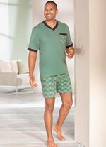 Shorty mit V-Ausschnitt 