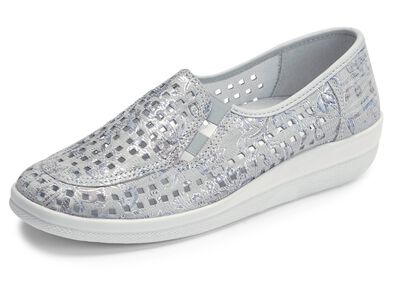 ELENA EDEN, sommerliche Damen-Slipper, Weite G, mit herausnehmbarem Fu&szlig;bett 