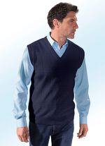 Pullunder mit Strukturmuster in 3 Farben 