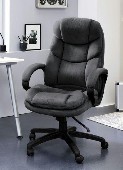 Chefsessel mit hochwertigem Struktur-Microfaserbezug 