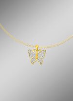 Filigraner Schmetterlings-Anh&auml;nger 