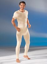 Schlupfjacke, kurzarm, mit Angora, in Ecru 