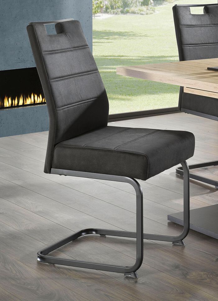 St&uuml;hle, 4er-Set, mit Microfaser-Bezug in Vintage-Optik 