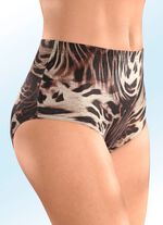 Viererpack Slips mit Raubtierdessin 