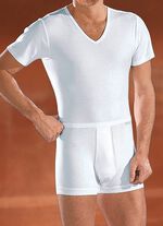 Mey Noblesse Zweierpack Unterhosen aus Feinripp mit Eingriff, wei&szlig; 