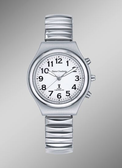 Zeitlose Funk-Damenuhr der Marke Pierre Chaubert 