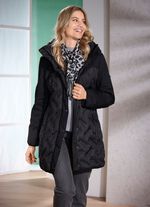 Daunen-Longjacke mit geklebten Kammern 