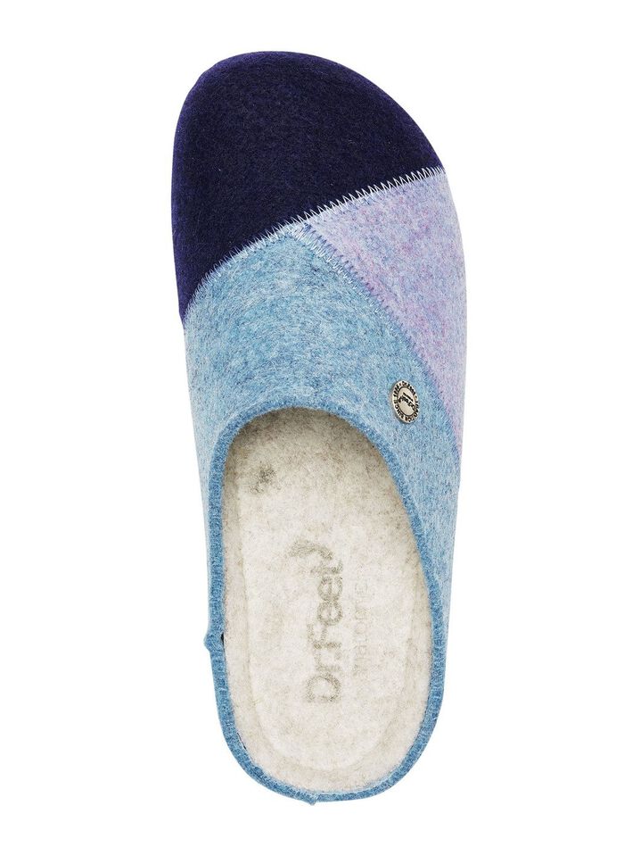 Laurina, klassische Damen-Hausschuhe, Weite H, mit anatomisch geformtem Fu&szlig;bett 