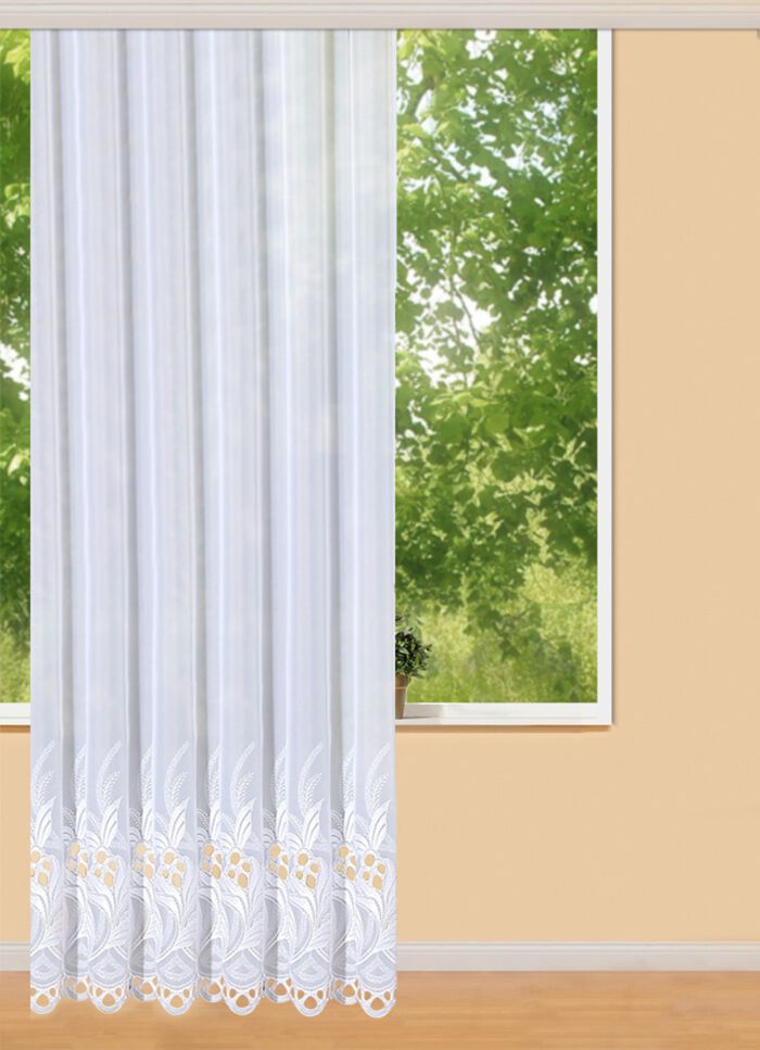 Langstore mit hochwertiger Plauener Stickerei 