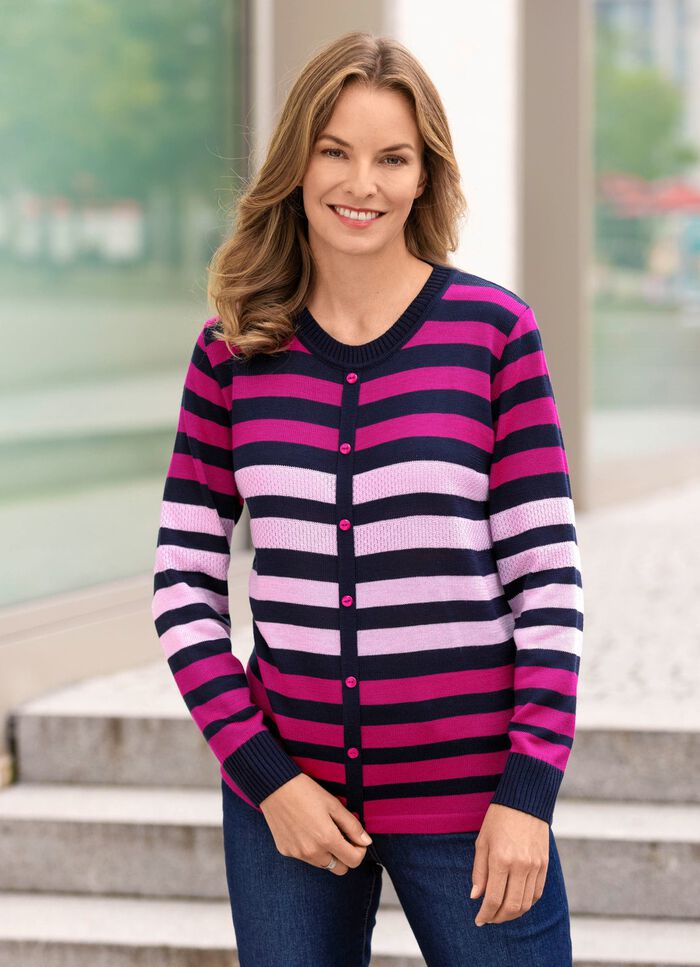 Pullover in Jackenoptik 
