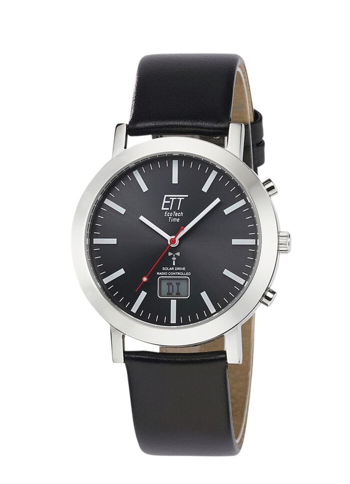 Funkgesteuerte Herrenuhr mit Solar-Antrieb 