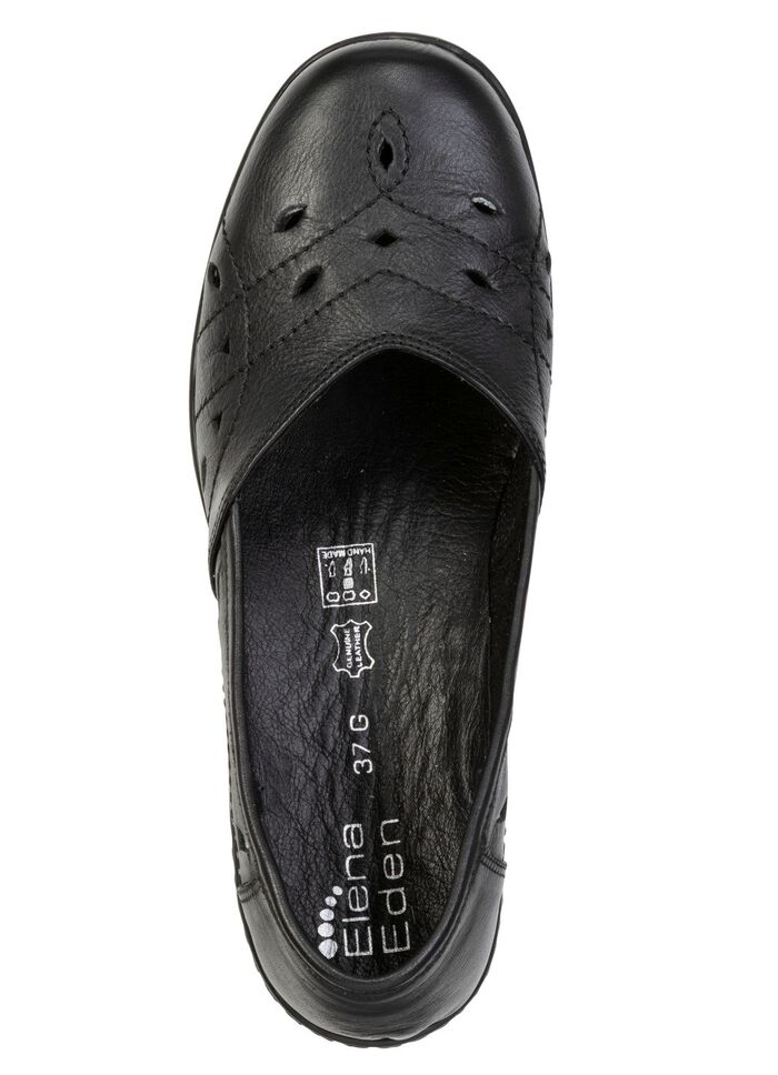 ELENA EDEN, bequeme Damen-Slipper, Weite H, mit herausnehmbarem Fu&szlig;bett 