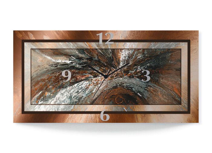 Wanduhr aus Aluminium 