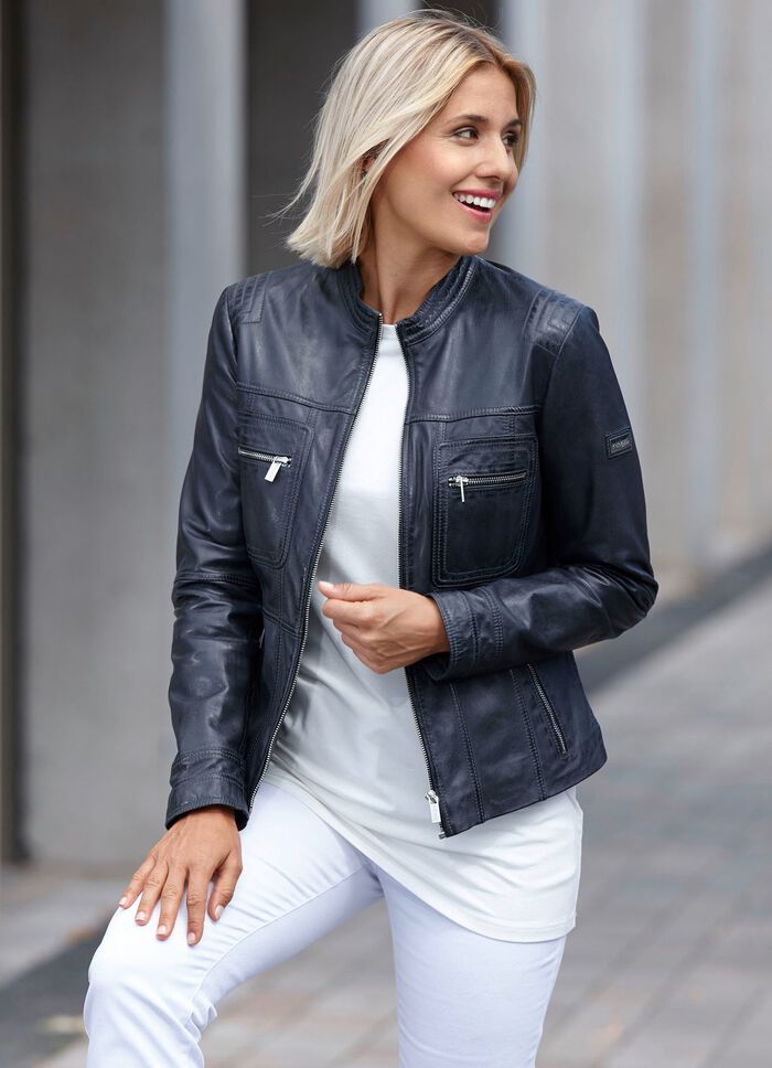 Lederkurzjacke von &bdquo;Caminari&ldquo; 