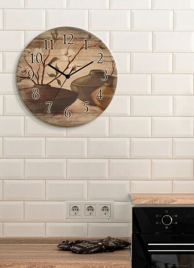 Wanduhr im Vintage-Look 