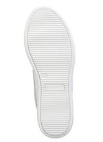 ELENA EDEN Sneaker aus Nappaleder und luftigem Textil in Netzoptik 