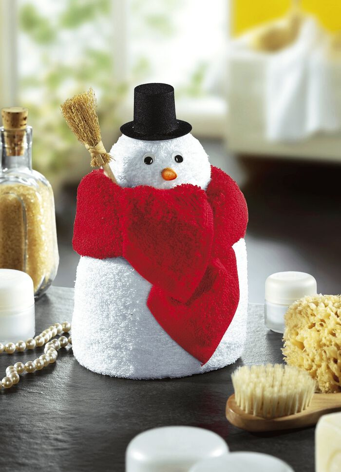 Frottier-Set Schneemann, 3-teilig 