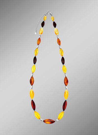 Halskette mit Bernstein 