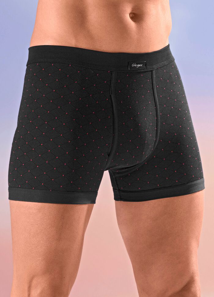 Viererpack Unterhosen mit Alloverdessin 