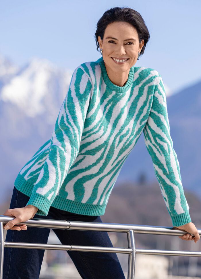 Pullover mit flauschig weichem Griff 