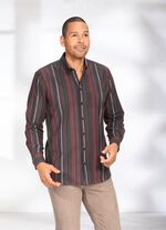 Gestreiftes Hemd aus Feinflanell 