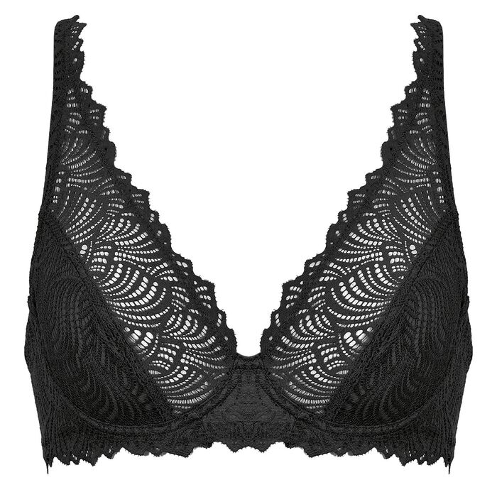 Naturana B&uuml;gel-BH aus elastischer Spitze 