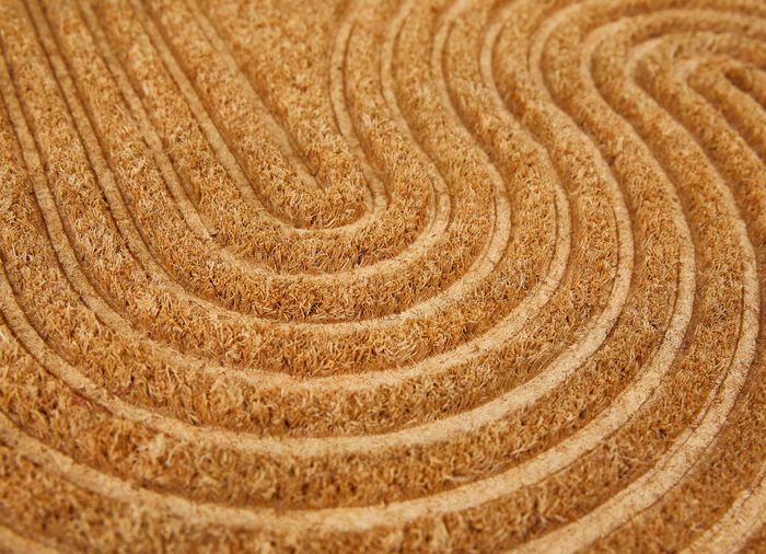 Kokosfu&szlig;matte mit rutschhemmender R&uuml;ckseite 