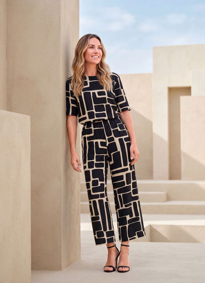 Hose in modischer 7/8 L&auml;nge 