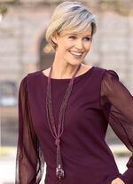 Handgefertigte mehrreihiger Halskette mit Knoten 