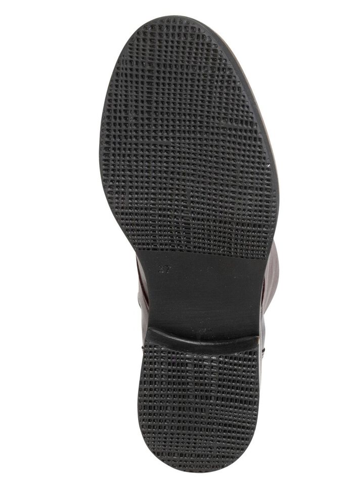 Andrea Conti Schn&uuml;r-Stiefelette aus Rind-Nappaleder 