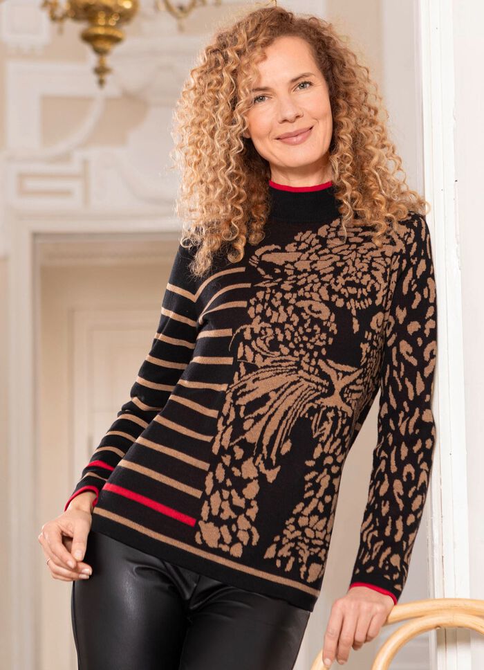 Pullover mit weichem Griff 