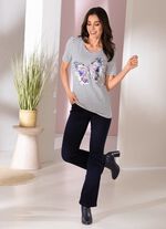 Shirt mit dekorativem Schmetterlingsdruck 