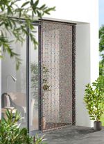 Handgearbeiteter Holzperlenvorhang 