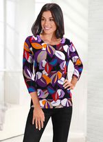 Shirt mit 3/4-langen &Auml;rmeln 