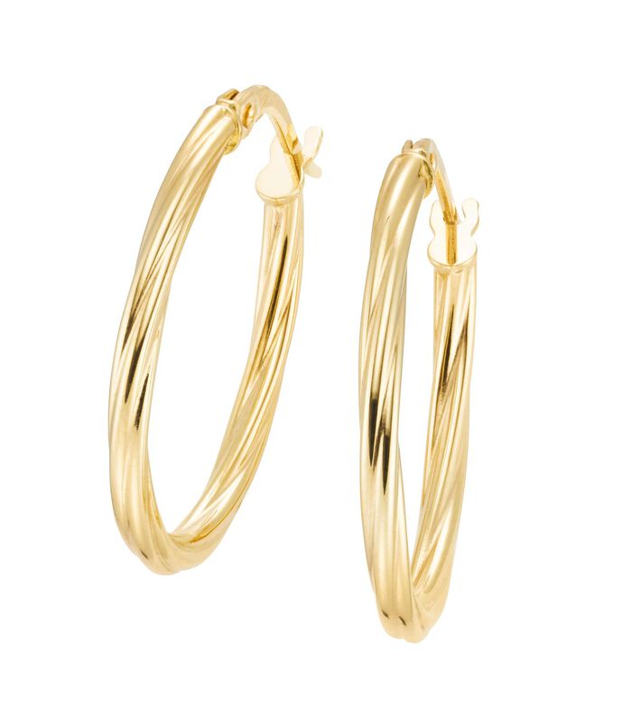 Tolle, gedrehte Creolen 