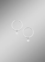 Klappcreolen mit Zirkonia 