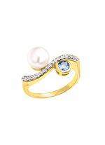 Glanzvolle Raffinesse &ndash; Vergoldeter Damenring 