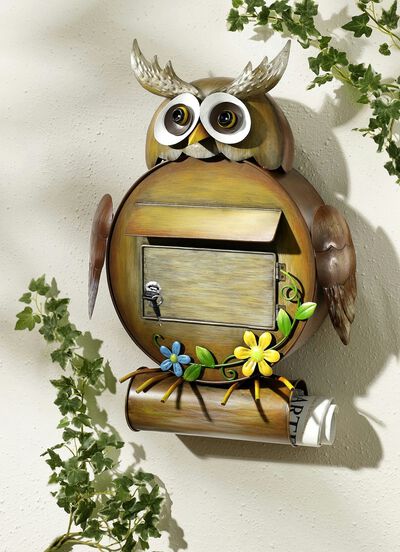 Briefkasten "Wachsame Eule&ldquo; 