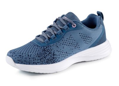 Schn&uuml;r-Sneaker aus effektvoll strukturiertem Textilmaterial 