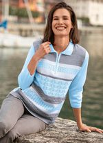 Pullover mit dezentem Glanz 