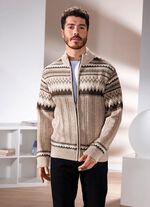 Jacke mit durchgehendem Rei&szlig;verschluss 