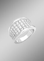 Schicker Damenring mit Zirkonia 