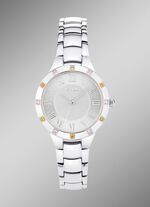 Pools 2623 &ndash; Elegante Damenuhr mit farbenfrohen Akzenten 