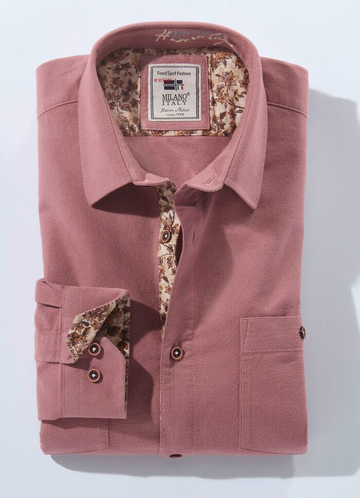 Markantes "Milano Italy"-Hemd in 3 Farben 