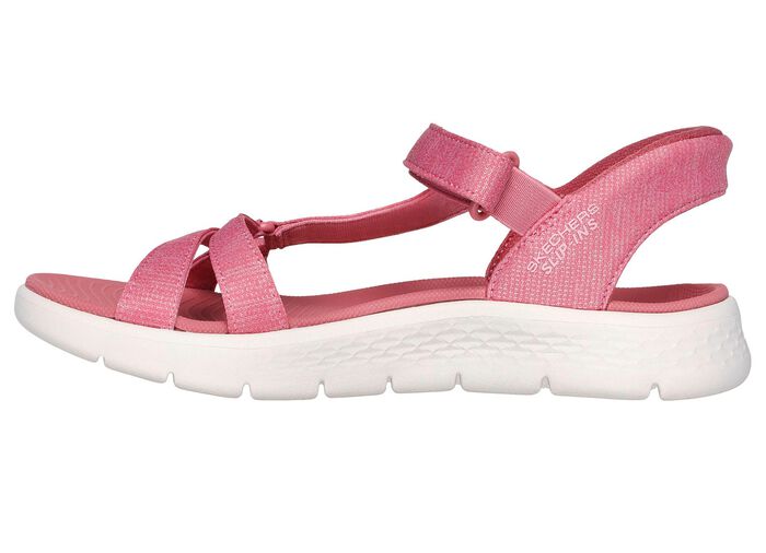 SKECHERS, sportliche Damen-Sandalen, mit geformter Slip-Ins Fersenplatte 
