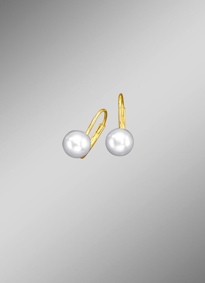 Ohrringe mit S&uuml;&szlig;wasser-Zuchtperlen 