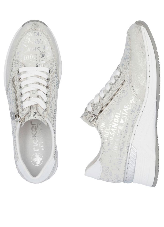Rieker Schn&uuml;r-Sneaker aus bedrucktem Synthetikmaterial 