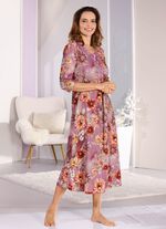 Laurina Nachthemd, kn&ouml;chellang mit Motivspitze  